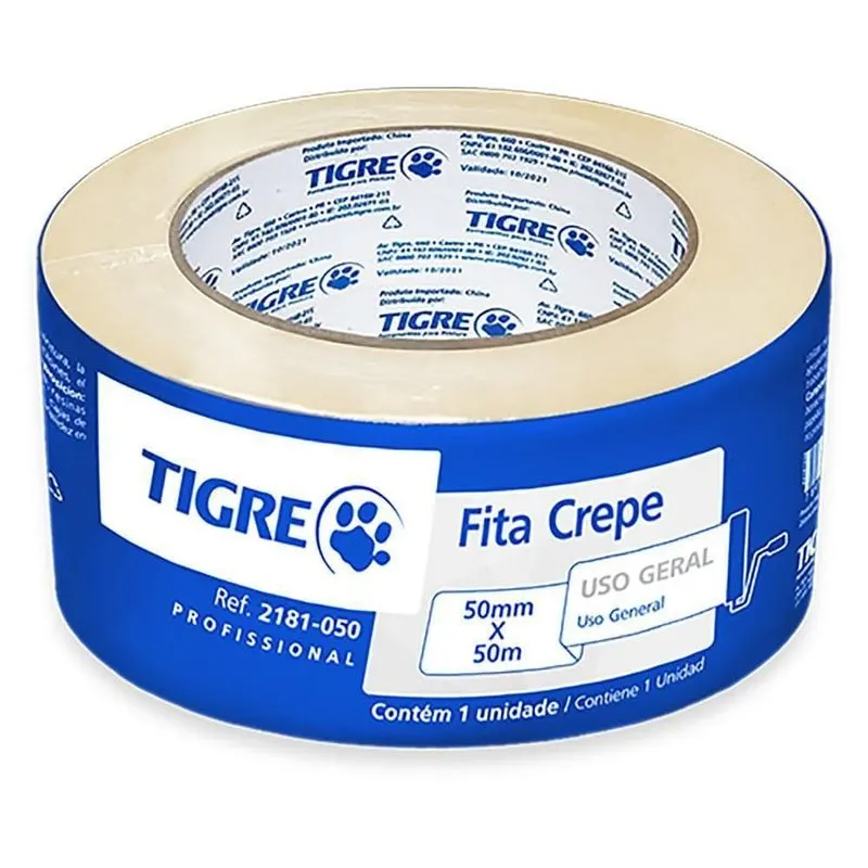 Fita Crepe 48MMX50MT Tigre