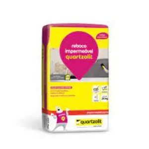 Argamassa Reboco Impermeável 20KG Quartzolit