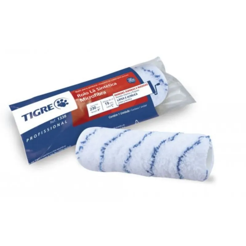 Rolo Lã 1338 15CM Tigre