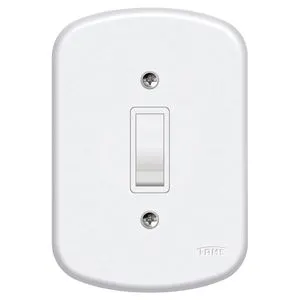 Placa com 1 Interruptor Paralelo Blanc Fame