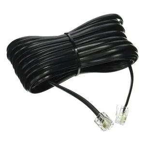 Cabo Liso Par Telefone E Fax 10M Preto Fc