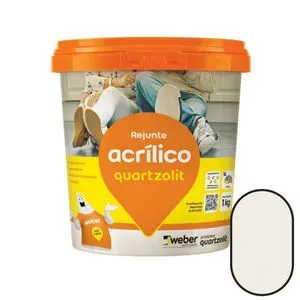 Rejunte Acrílico Branco 1kg Quartzolit