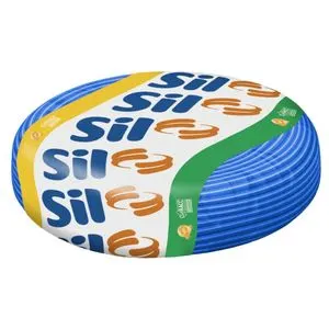 Fio Cabinho Flex 2,5MM Azul Rolo 100MT Sil