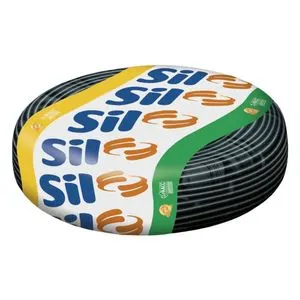 Fio Cabinho Flex 1,5MM Preto Metro Sil