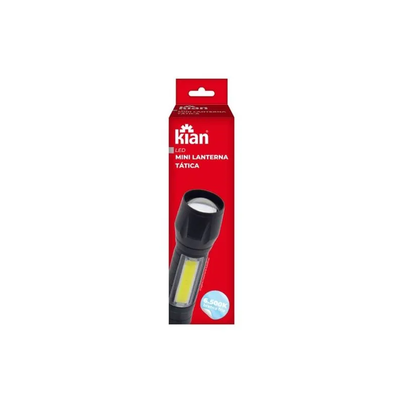 Lanterna Tatica Led Uv 6K Recarregavél Kian