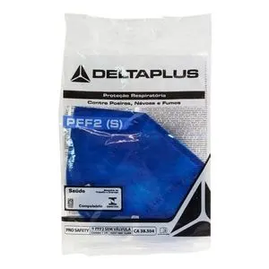 Mascara Sem Válvula Azul Pff2 Pro Safety Deltaplus