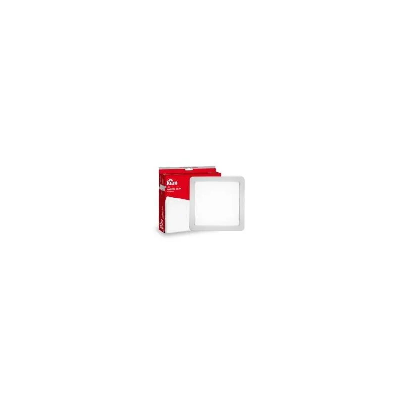 Luminária Led Sobrepor Quadrada Slim 18W 6,0K Branca Kian