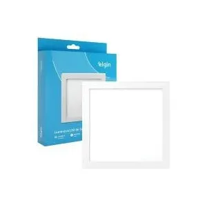 Luminária Led Sobrepor Quadrada 18W 6,0K Branca Elgin