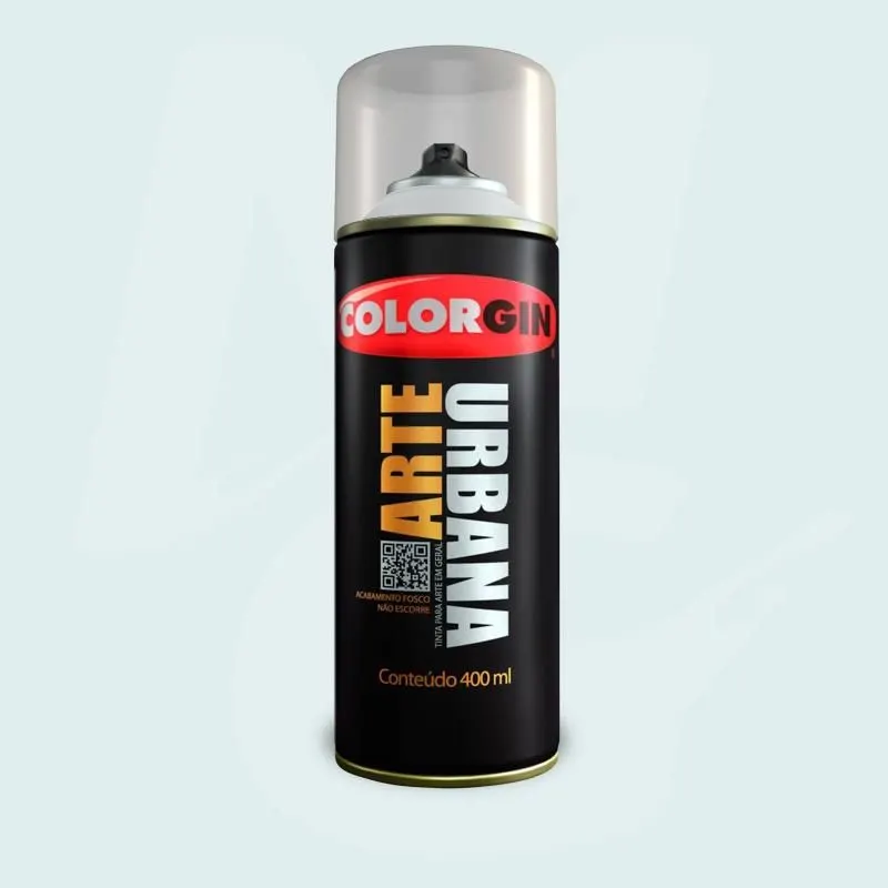 Tinta Spray Branco Arte Urbana 400Ml Colorgin