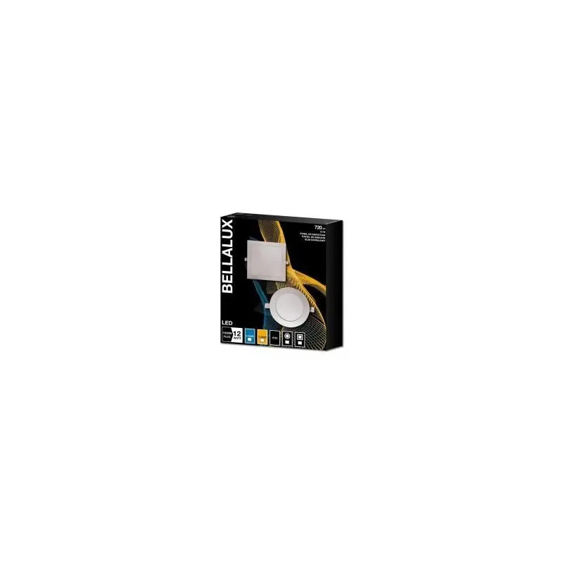 Luminaria Led 12W Embutir Quadrada Br Bivolt Bellalux