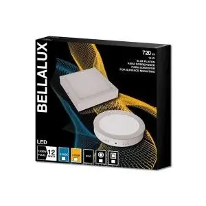 Luminaria Led 12W Sobrepor Redonda Branca Bivolt Bellalux