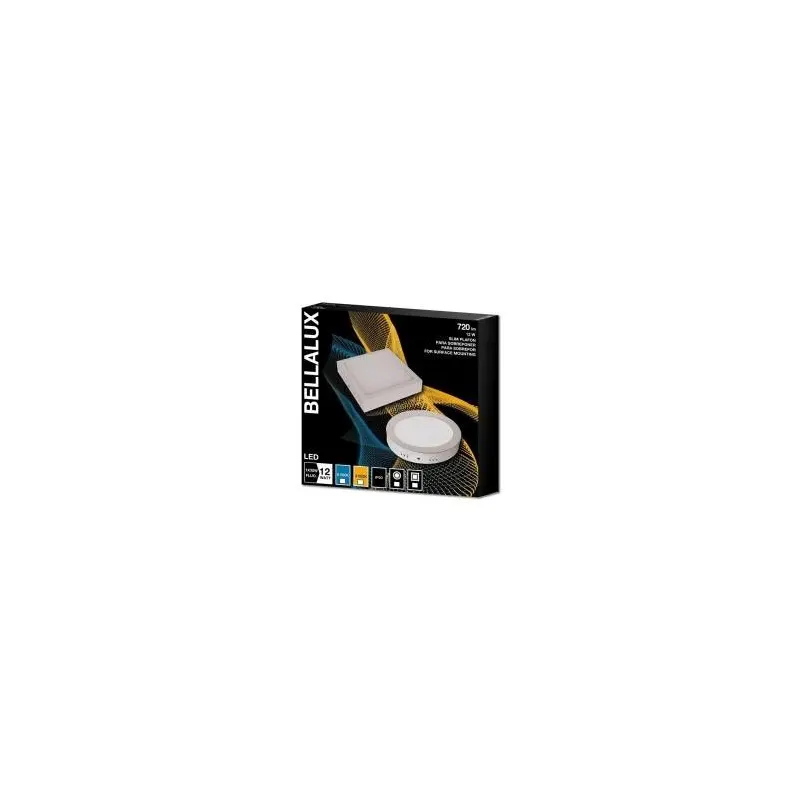 Luminaria Led 12W Sobrepor Redonda Branca Bivolt Bellalux